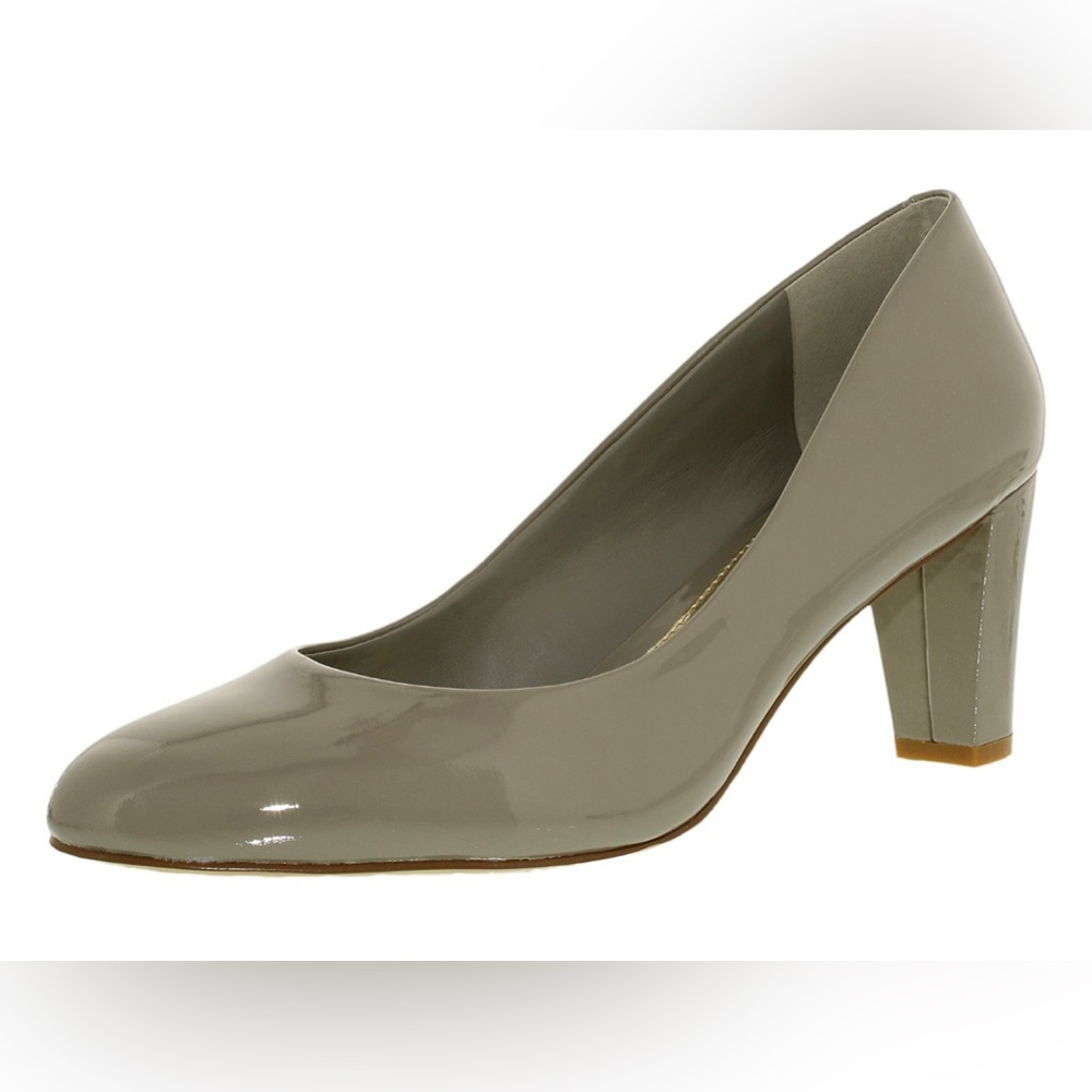 Lauren Ralph Lauren | Women's Hala-Pm-Drs Leather Stone | Ankle-High Pump - 6.5M
